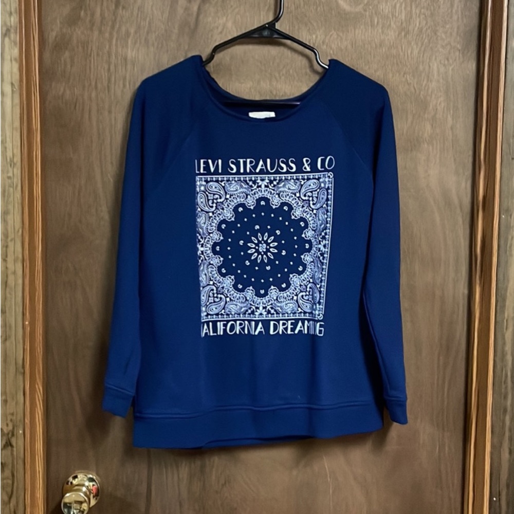 Levi Strauss and Co Crewneck Sweatshirt Large‎
